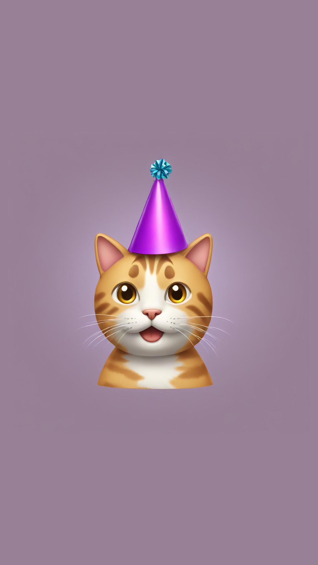 Cat with party hat